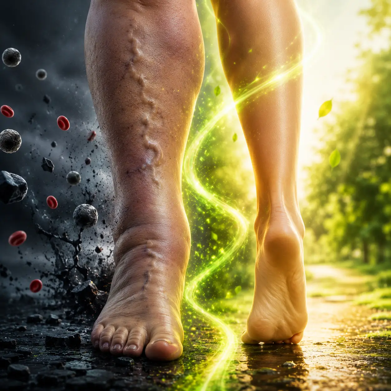 Light legs and easy walking